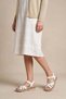 Elit Asirm2309 Women's Genuine Leather Flat Sandals White