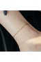 2 Pieces of Elegant and Stylish Steel Anklet Bracelets, Suitable for Use in the Sea and Pool, Does Not Tarnish - 2