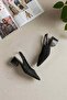 Elit Pm483 K1103 Women's Classic Heeled Shoes Black - 2