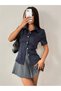 Vintage Mini Striped Y2K Short Sleeve Shirt - 3