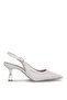 Elit Pm474 K134 Women's Classic Heeled Shoes Silver