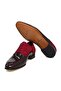 Bordo Color Lace-Up Genuine Leather Men's Shoes - 3