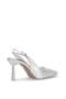 Elit Pm439 K3053 Women's Classic Heeled Shoes Silver - 4