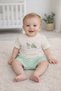 Joyola 2-Piece Baby Set with Tractor Pattern, 100% Cotton