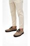 Sand Color Nubuck Inner and Outer Genuine Leather Lace-Up Stitched Men's Shoes Vdz03016 - 3