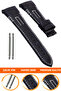 Seiko Velatura Watch Compatible Genuine Leather Watch Band Strap L04Sv-Bw
