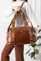 Women's Soft Faux Leather Casual Hand and Shoulder Bag