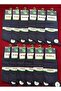 Men's Bamboo Thin Socks; Seamless; Summer; All Black 12-Pack Box; 40-44
