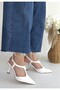 Tula White Patent Leather Heeled Shoes - 2