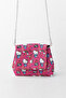 Girl's Pink Patterned Shoulder Bag – Cute Character Printed Mini Bag with Chain Strap - 2