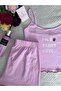 İp Askılı Şortlu Kadın Pijama Takımı - 3