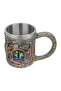 3D Dragon's Eye Design Mug with Stainless Steel Inner Chamber and Handle Decorative Cup 400 ml - 3