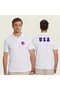 Polo Yaka Usa America T-Shirt - 2
