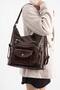 Women's Soft Faux Leather Shoulder and Crossbody Bag