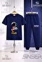 Children's Astronaut with Game Console in Hand 3-Piece T-Shirt Tracksuit Set - 4