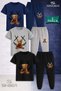Children's Ayicik Yarn Carpi Black 3-Piece T-Shirt Tracksuit Set