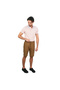 Men's Slim Linen Cotton Bermuda Shorts - 2