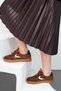 Women's Brown Sneaker Sports Shoes - 7