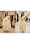 Women Floral Printed with embroidered Alia Cut Anarkali Dress with Dupatta, Premium Mal Mal Cotton - 6