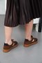Women's Brown Sneaker Sports Shoes - 6