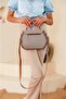 Women's Hand and Shoulder Bag with Cross Strap and Flap, Multi-Compartment, Daily Stylish Bag - 4