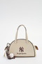 New York Yankees Women's Handbag Beige-Brown Mlb019 - 4