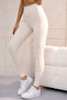 Premium High Waist Push up Shaping Belize Leggings 4006 Ecru - 3