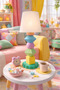 Pastel Colored Geometric Shaped Different Combination Changeable Night Light