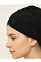 Crossed Three-Striped Sea Bonnet Ready-made Hijab Hijab Bonnet Black - 5