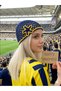 Yellow Navy Blue Fan Crochet Hat/Net Beanie/Summer Hat/Football Fanatic Hat/Baseball/Gift