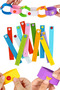 Button Lacing Educational Tutorial Felt Wristbands Nursery Kindergarten Training Motor Skill Game
