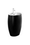 Ceramic Basin 447 Gloss Black/White