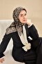 Twill Silk Scarf Leopard Ecru 90X90 - 3