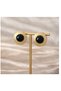Xuping Stud Earring with Stone - Gold Plate Round Vintage Antiallergic Stainless Steel Vip Women's Earrings - 6
