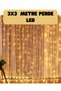 3X3 Meter Curtain Led Light Warm Waterfall Design Decorative Lighting