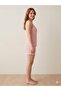 Summer Viscosa Cord Strap Lace Shorts Set - 2