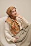 Twill Silk Scarf Serenit Orange 90X90 - 3