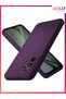 Deep Purple Liquid Inside Velvet Silicone Case for Samsung Galaxy A73
