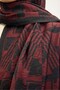 Urban Hours Elvora Bordo Mayda Shawl 190X70 - 4
