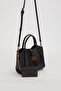 Black Stylish Design Small Size Women's Hand and Shoulder Bag - 2