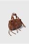 Mini Cylinder Form Multi-Compartment Hand and Shoulder Bag - 2