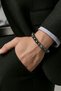Women's and Men's Bracelet Hematite Natural Stone 8 mm (Gift, Trend) - 2