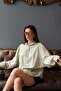 Women's Khaki Oversize Modal Shirt – Minimal Elegance Mlb178 - 3