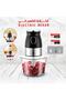 5-in-1 Electric Food Processor & Multi-Function Blender (500W, 2L, 600ml & 100ml) - 5