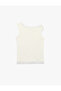 Slim Fit Lace Detailed Sleeveless Boat Neck Blouse - 5