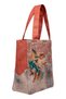 Women's Vegan Cream Large Tote Bag - Angel's Dream Design - 3