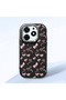 Tecno Spark 10 Pro(Ki7) Compatible Anti-Impact Camera Protected Patterned Printed Black Silicone Case - 2