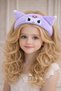 Purple Lilac Kuromi Figured Plush Velvet 3D Wide Crown with Curved Sponge Women's and Children's Crown - 2