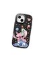 iPhone 15 Compatible Shock-Absorbing Camera Protected Black Silicone Patterned Case - 4