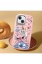 حافظة من السيليكون باللون الوردي متوافقة مع هاتف iPhone 13 Mini مع حماية للكاميرا ممتصة للصدمات - 2